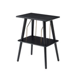 Crosley Manchester Entertainment Center Stand - Black - Front View