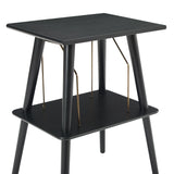 Crosley Manchester Entertainment Center Stand - Black - Top-Down View
