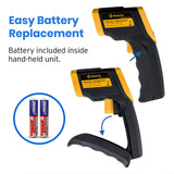 Etekcity Infrared Thermometer 1080- 2 Pack - Rear View