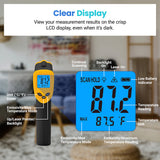 Etekcity Infrared Thermometer 774-2 Pack - Close-Up Angle