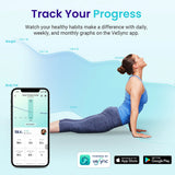 Etekcity Smart Scale for Body Weight - Black - Top-Down View