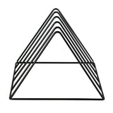 Gadhouse Vinyl Rack (Iron Wire) - Black - Top-Down View