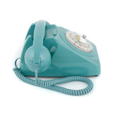 GPO Retro 746 Rotary Telephone - Blue - Extra Image