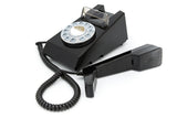 GPO Retro Trim Phone Push Button - Black - Side View