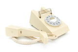 GPO Retro Trim Phone Push Button - Ivory - Top-Down View