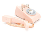 GPO Retro Trim Phone Push Button - Pink - Front View