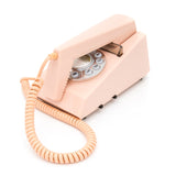 GPO Retro Trim Phone Push Button - Pink - Top-Down View
