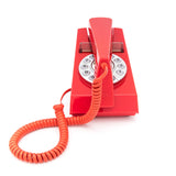 GPO Retro Trim Phone Push Button - Red - Front View