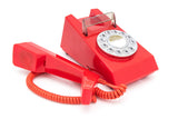 GPO Retro Trim Phone Push Button - Red - 45-Degree Angle
