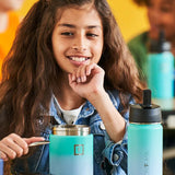 Iron Flask Food Jar, Sky, 13.5oz/400ml - Rear View