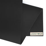 Jade Yoga Harmony Mat- Black - Front View