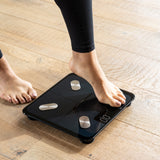 Jade Yoga Harmony Mat - Jade Green & Etekcity Scale for Body Weight and Fat Percentage - Black Bundle - 45-Degree Angle