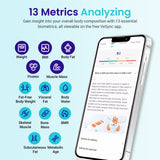 Jade Yoga Harmony Mat - Purple & Etekcity Scale for Body Weight and Fat Percentage - Black Bundle - Top-Down View