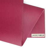 Jade Yoga Harmony Mat - Raspberry - Front View