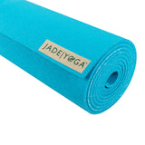 Jade Yoga Harmony Mat - Sky Blue - Top-Down View