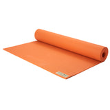 Jade Yoga Harmony Mat - Orange & Jade Yoga Cork Yoga Block - Small + Jade Yoga Plant Based Mat Wash - 8 oz Starter Kit - Front View