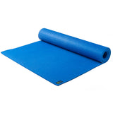 Jade Yoga Level One Mat - Classic Blue - Top-Down View
