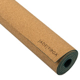 Jade Yoga Cork Yoga Mat - Side View