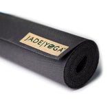 Jade Yoga Voyager Mat - Black - Front View