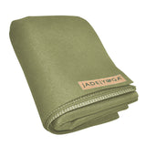 Jade Yoga Voyager Mat - Olive - Top-Down View