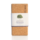 Jade Yoga Cork Yoga Block - Small - Front View
