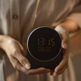 Kreafunk Ivy Alarm Clock W/ Bluetooth Speaker - Black - Side View