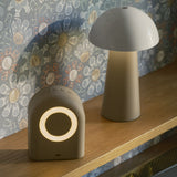 Kreafunk Ivy Alarm Clock W/ Bluetooth Speaker - Ivory Sand - Side View