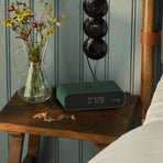 Kreafunk Wakie Alarm Clock Qi Charger + Bluetooth - Nordic Green