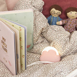 Kreafunk Kids Cloudy Lamp - Dusty Rose - Front View