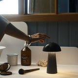 Kreafunk Bello Lamp, Portable And Rechargeable - Black Wood - Front View