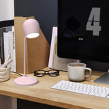 Kreafunk Ellie Lamp W/ Qi Charger And Bluetooth Speaker - Dusty Rose - Side View