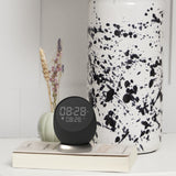 Kreafunk Bell Alarm Clock - Black - Front View