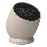 Kreafunk Bell Alarm Clock - Ivory Sand - Side View