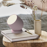 Kreafunk Beam Lamp, Portable And Rechargeable - Dusty Rose - Top-Down View