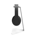 Kanto H1W Universal Desktop Headphone Stand, White - Side View