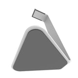 Kanto H1W Universal Desktop Headphone Stand, White - Rear View