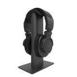 Kanto H2 Premium Universal Desktop Headphone Stand, Black - Side View