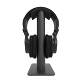 Kanto H2 Premium Universal Desktop Headphone Stand, Black - 45-Degree Angle