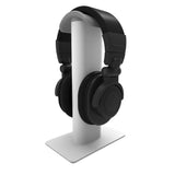 Kanto H2W Premium Universal Desktop Headphone Stand, White - Front View