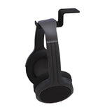 Kanto HH Universal Under Desk Headphone Hook, Black - Front View