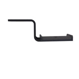 Kanto HH Universal Under Desk Headphone Hook, Black - Side View