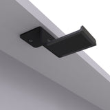 Kanto HH Universal Under Desk Headphone Hook, Black - Top-Down View