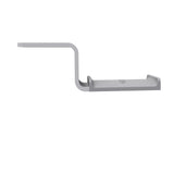 Kanto HHW Universal Under Desk Headphone Hook, White - Top-Down View