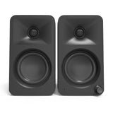 Kanto ORA 100W Powered Reference Desktop Computer Speakers with Bluetooth 5.0 Black - Front View