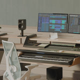 Kanto ORA4 140W Powered Reference Speakers with USB-C Input and Bluetooth - Black, Pair - Top-Down View