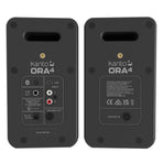 Kanto ORA4 140W Powered Reference Speakers with USB-C Input and Bluetooth - Black, Pair