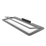 Kanto S10 Low-Profile Angled Sound Bar and Center Channel Speaker Stand for Home Theater - Top-Down View