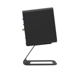 Kanto SE4 Elevated Desktop Speaker Stands for Midsize Speakers - Pair, Black - Rear View