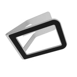 Kanto SE4W Elevated Desktop Speaker Stands for Midsize Speakers - Pair, White - Side View