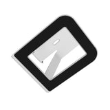 Kanto SE6W Elevated Desktop Speaker Stands for Large Speakers - Pair, White - Top-Down View